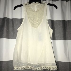 Hollister White Blouse